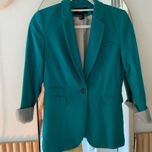 H&M teal blazer